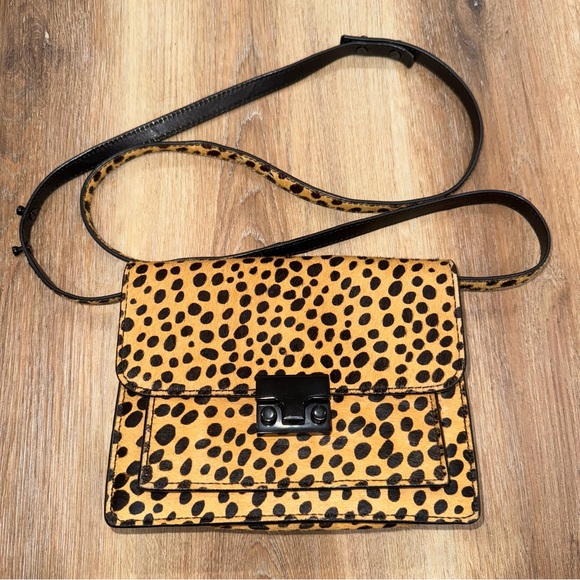 Loeffler Randall Handbags - Loeffler Randall mini rider cheetah bag